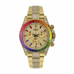 rolex-daytona-diamond-rainbow-edition-yellow-gold-116595rbow-iced-out-replica-1.jpg Rolex 116520 Daytona Rainbow Super Clone 1:1 Replica Watch | V-UNION