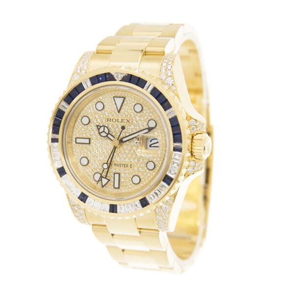 rolex-gmt-master-116758sa-ii-yellow-gold-automatic-gold-dial-replica-1.jpg Rolex GMT-Master 116758SA Exclusive Super Clone 1:1 Replica Watch | V-UNION