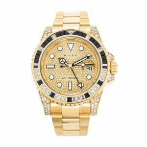 rolex-gmt-master-116758sa-ii-yellow-gold-automatic-gold-dial-replica-2.jpg Rolex GMT-Master 116758SA Exclusive Super Clone 1:1 Replica Watch | V-UNION
