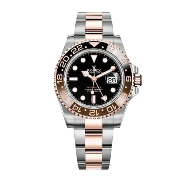 rolex-gmt-master-ii-black-dial-126711chnr-brown-black-replica.jpg Rolex GMT-Master II 126711CHNR Super Clone 1:1 Replica Watch | V-UNION