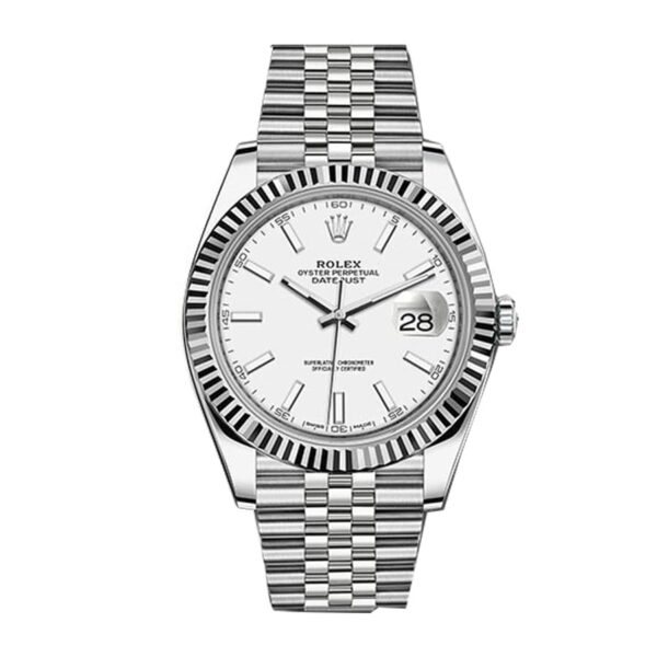rolex-jubilee-perpetual-datejust-white-dial-126334wsj-replica.jpg Rolex Datejust 126334 Super Clone 1:1 Replica Watch | V-UNION