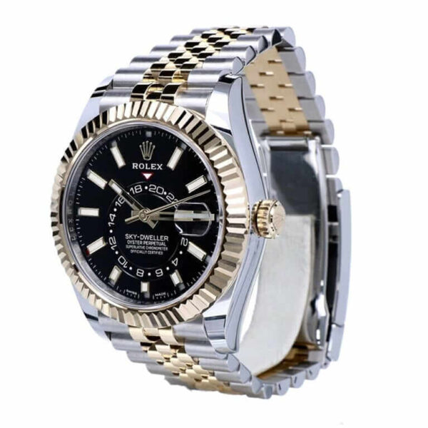 rolex-sky-dweller-black-dial-32693-united-left-replica.jpg Rolex Sky-Dweller 326933 Super Clone 1:1 Replica Watch | V-UNION
