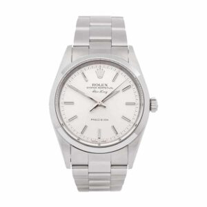 rolex-stainless-steel-air-king-white-dial-14000-oyster-replica.jpg Rolex Air-King 14000 “White Dial” Authentic Copy 1:1