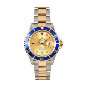 rolex-submariner-two-tone-stainless-steel-gold-diamond-16613-replica.jpg Rolex Submariner 16613 Super Clone 1:1 Replica Watch | V-UNION