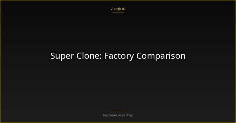 Audemars Piguet Royal Oak Super Clone: Factory Comparison - V-UNION featured image