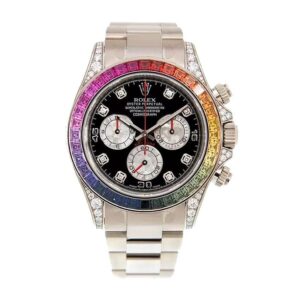 v-union-wm-8826 Rolex Cosmograph Daytona 116599RBOW Black Diamond Super Clone 1:1 Replica Watch | V-UNION