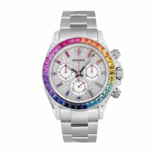 v-union-wm-8924 Rolex Daytona Rainbow 116520-0016 Super Clone 1:1 Replica Watch | V-UNION