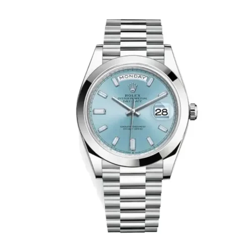 v-union-wm-9033 Rolex Day-Date 228206 Platinum Super Clone 1:1 Replica Watch | V-UNION
